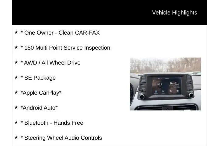 $15900 : Hyundai KONA 2021 AWD SE 4dr image 2