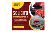 SOLICITO CHOFER CLASE:A en San Bernardino