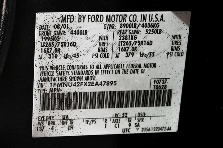 $52990 : 2002 Excursion Limited image 1