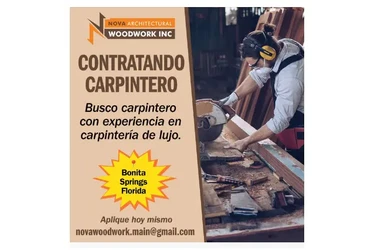 SOLICITO CARPINTERO en Fort Lauderdale