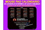 $1 : MOUSE PAD CALENDARIO A COLOR thumbnail