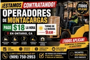 Operadores de Montacargas en San Bernardino