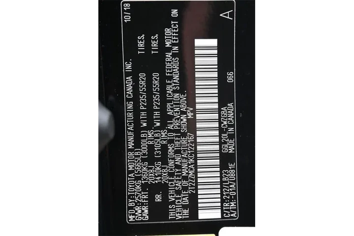 $28948 : Lexus RX 350 2019 4dr SUV image 7