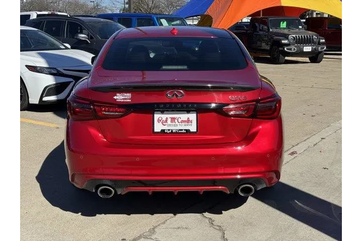 $33418 : INFINITI Q50 2021 Red Sport image 5
