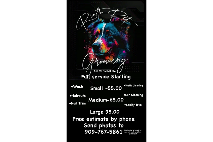 $95 : Rialto Pet Grooming image 10