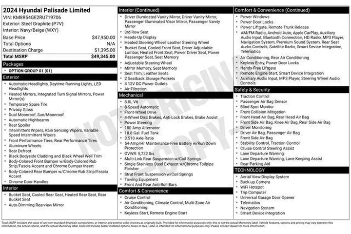 $33301 : Hyundai PALISADE 2024 Limite image 6