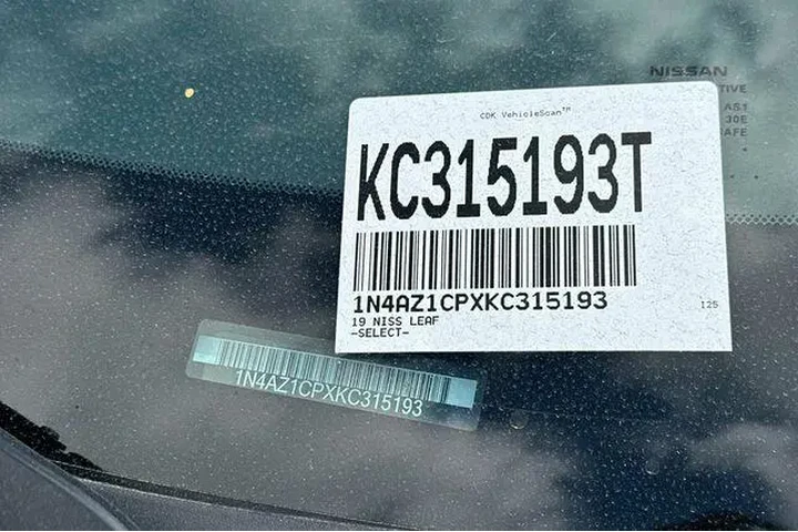 $10510 : Nissan LEAF 2019 S 4dr Hatch image 2