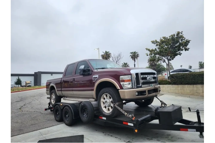 Towing car hauler image 5