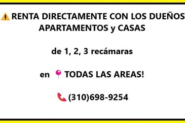 🔷RENTO CASAS DE 1, 2, 3 REC. en Los Angeles