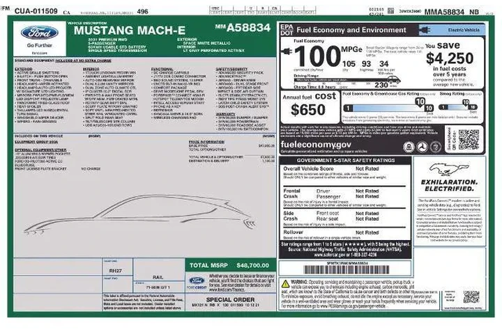 $19300 : Ford Mustang Mach-E 2021 Pre image 4