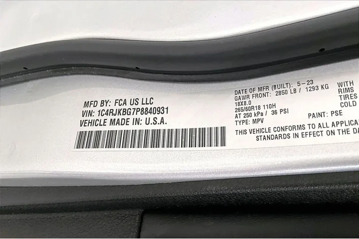 $32191 : Jeep Grand Cherokee L 2023 4 image 8