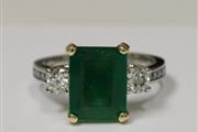 $9290 : real emerald engagement rings thumbnail