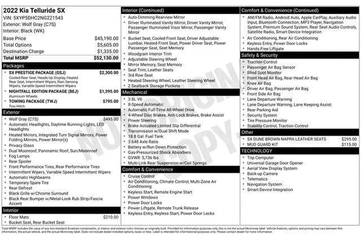 $26998 : Kia Telluride 2022 AWD SX 4d image 9