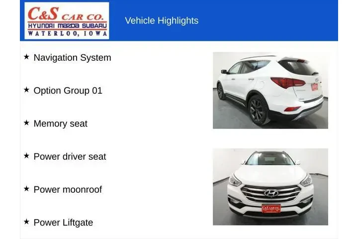 $14977 : Hyundai SANTA FE Sport 2017 image 7