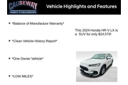 $24576 : Honda HR-V 2024 AWD LX 4dr C thumbnail