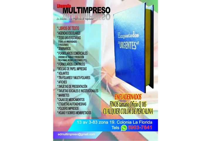 EMPASTADOS DUROS CON PERCALINA image 1