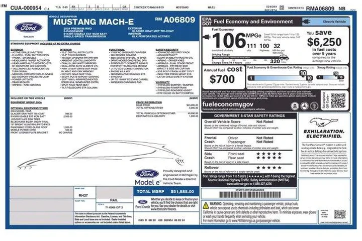 $34343 : Ford Mustang Mach-E 2024 Pre image 10