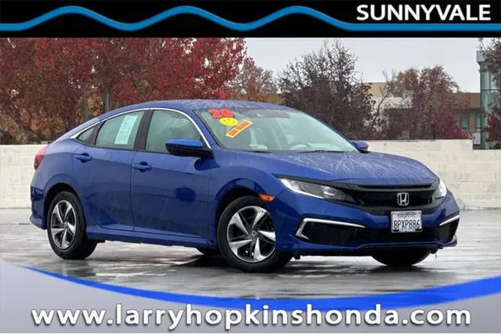 $20591 : Honda Civic 2020 LX 4dr Seda image 1