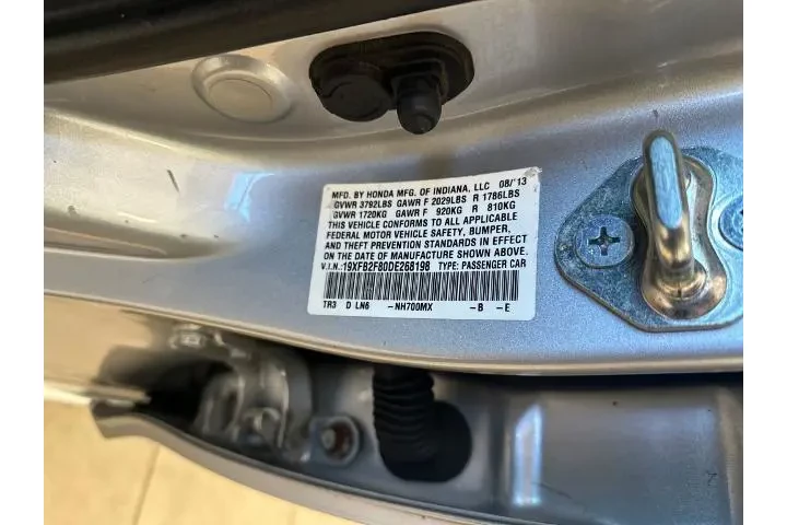 $12985 : Honda Civic 2013 EX 4dr Seda image 10