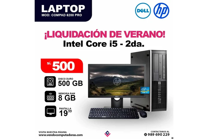 Computadora Core i5 - 2da. Gen image 3