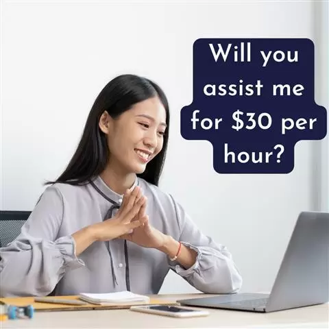 Will you assist me for $30/ Hr image 1