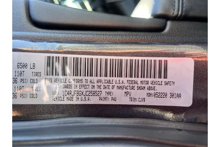 $15581 : Jeep Grand Cherokee 2018 4x4 image 9