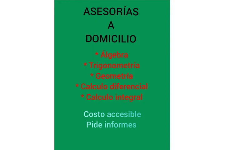 Asesoría de Matemáticas image 1