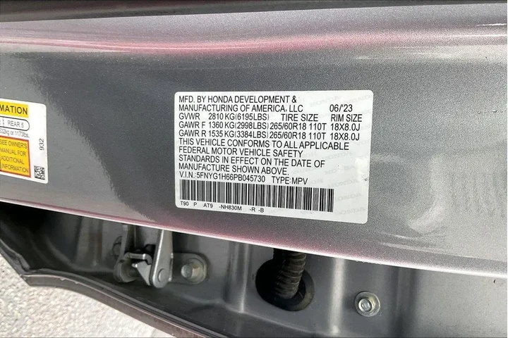 $39941 : Honda Pilot 2023 AWD TrailSp image 6