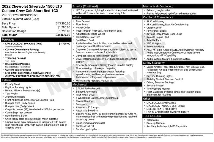 $34045 : Chevrolet Silverado 1500 Lim image 2