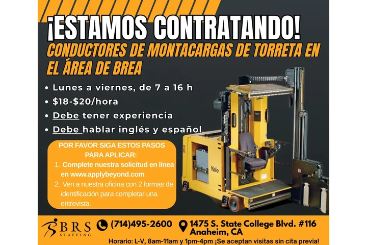 Turret Forklift Drivers image 1