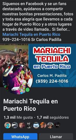 Mariachi Tequila en PR image 4