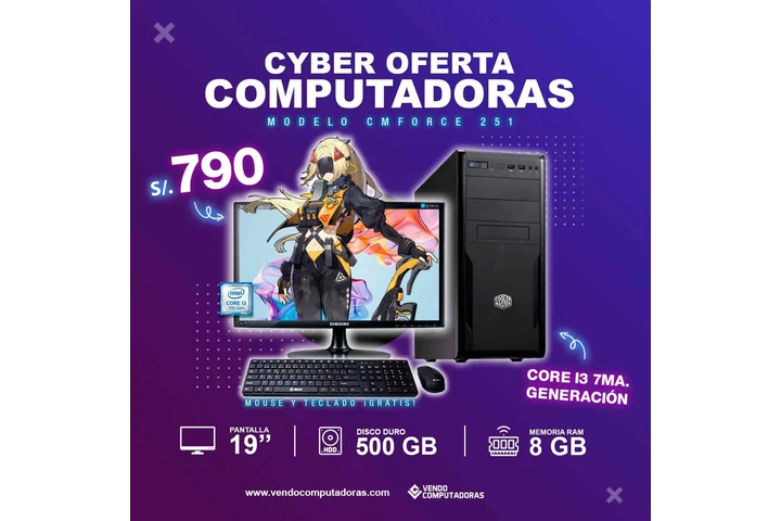 Computadora Intel Core i3 7ma. image 1