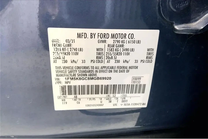 $28992 : Ford Explorer 2021 AWD ST 4d image 8