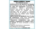 FABRICA DE MUEBLES "Custom" en Los Angeles