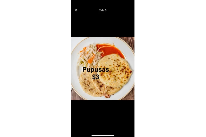 $3 : Venta de pupusas image 1
