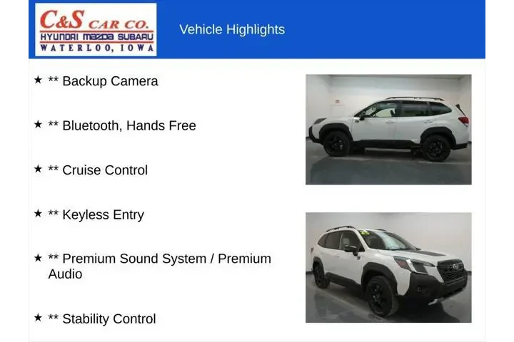 $35900 : Subaru Forester 2025 AWD Wil image 6