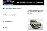 $26671 : Ford Bronco Sport 2023 AWD B thumbnail