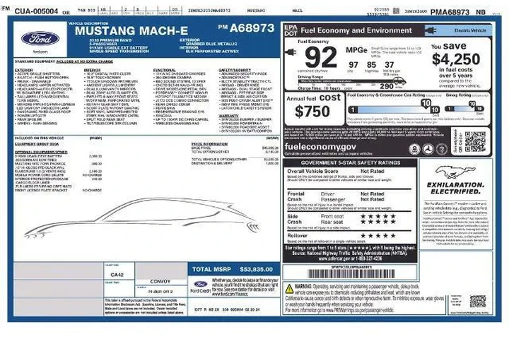 $27300 : Ford Mustang Mach-E 2023 AWD image 4