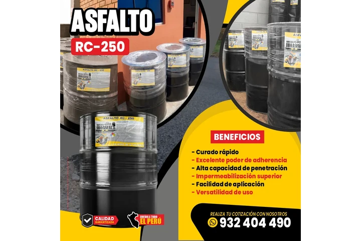 $1 : Asfalto RC-250 MC-30 Cilindro image 1
