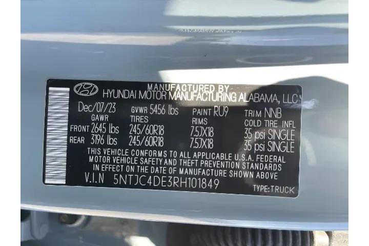 $22981 : Hyundai SANTA CRUZ 2024 SEL image 5