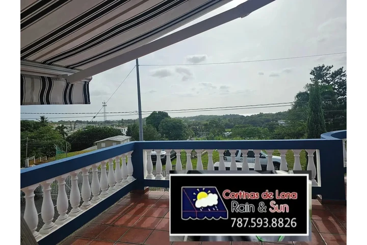 Cortinas de lona Rain and sun image 4