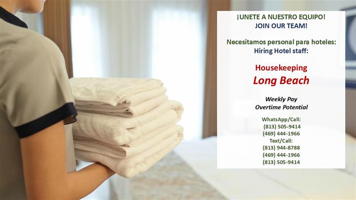 Vacantes para housekeeping image 1