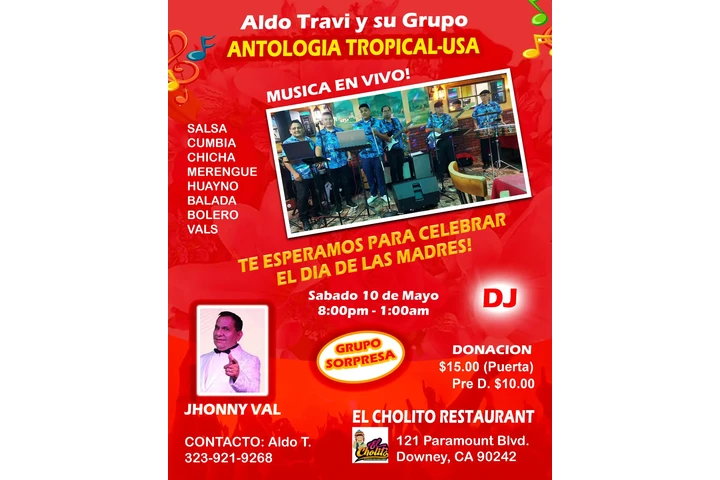 VEN A FESTEJAR EL DIA MAMÁ image 1