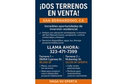 DOS TERRENOS EN VENTA en Los Angeles