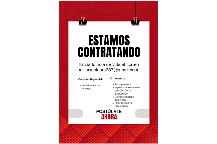 ACTIVIDADES DE OFICINA image 1