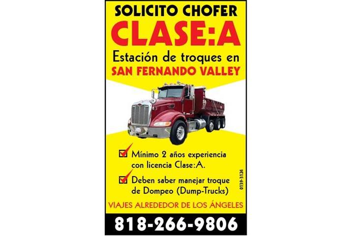 SOLICITO CHOFER CLASE:A🚚 image 1