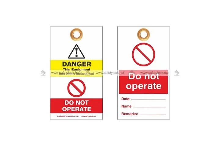 Buy Durable Lockout Safety Tag image 1