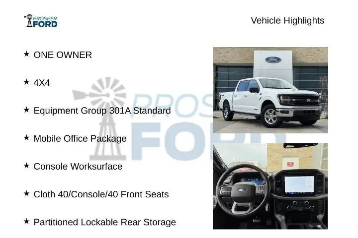 $37250 : Ford F-150 2024 4x4 XLT 4dr image 5