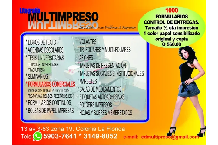 FORMULARIOS CONTROL DE ENTREGA image 1