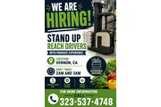 Hiring Stand up Reach Drivers!